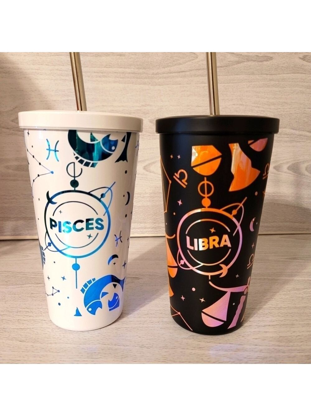 Custom Handcrafted Zodiac tumbler